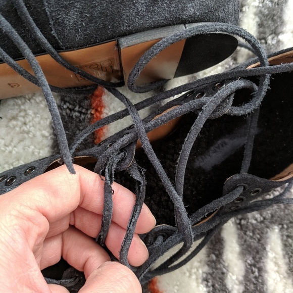 Isabel marant lace up flats size 37 - Picture 2 of 6